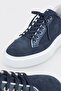 Blue Leather Men's Sports Shoes 0 - 5