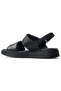 Axiz Genuine Leather Comfort Orthopedic Women's Sandals Black - 4