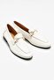 Beige Women's Loafer - Leather - 2