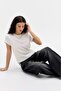 Jasika Black Color Low Waist Washed Jeans - 5