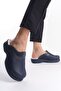 Women's Navy Blue Classic Perforated Clogs Orthopedic Doctor Nurse Hospital Slipper - 5