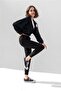 Black Hooded V-Neck Cropped Knitted Sweatshirt - 7