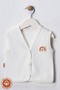 Unisex Baby Crest Detailed Organic Cotton 3-6-9 Months Set of 2 Combed Cotton Baby Vest - 4