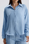 Women's Oversize Top and Bottom Set – Shirt and Elastic Pants Set of Two - 3