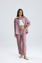 Women's Oversize Top and Bottom Set – Shirt and Elastic Pants Set of Two