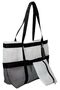 Zippered Mesh Bag Set (1 Pcs Mesh Bag 1 Pcs Mesh Handbag) - 5