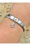 Zircon Stone Butterfly Steel Charm and Italian Steel Bracelet Italian Bracelet Steel Charmcustom Boxed - 4