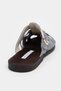Honey Stone Genuine Suede Buckle Detailed Flat Sole Women's Slippers - 8