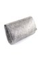 The Fabric with the Laser Waves. Platinum Evening Dress Bag. Women's Evening Dress Bag Evening Dress Bag Platinum. Metallic Invitation Case