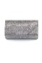 The Fabric with the Laser Waves. Platinum Evening Dress Bag. Women's Evening Dress Bag Evening Dress Bag Platinum. Metallic Invitation Case - 4