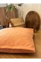 Matte Velvet Floor Cushion Pouf Throw Pillow Cover 70X70 (Case Only) - 2