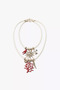 Set of 2 Necklaces with Sun and Red Branch Charm - 3