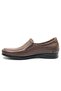 Manyas Genuine Leather Orthopedic Comfort Men's Casual Shoes Taba - 4