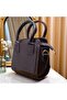 Women's Box Model Stylish Mini Hand and Shoulder Bag with Zipper Closure Detail - 5