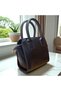 Women's Box Model Stylish Mini Hand and Shoulder Bag with Zipper Closure Detail