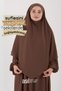 Asil Ferace Sufle Veil Set Camel - 5