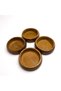 Natural Wooden Serving Bowls |   Set of 4 | Kitchen and Table Decoration-Set of 4 Handmade Wooden Snack Bowls - 6