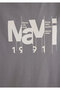 Logo Printed Gray T-Shirt Loose Fit / Loose Relaxed Fit 0612461 -80020 - 6