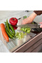 30X40 cm Stainless Steel Single Twist Metal Countertop Protective Cutting Board Dough Rolling Bench - 3