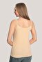 Women's Lace Strap Undershirt Skin Color 3 Pack 100% Cotton Ribbed Stretchy - 5