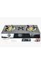 Three Burner Gas Stove w/ Auto Ignition | Glass Top | Compact Design
