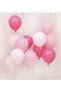 Barbie Macaron Pink Pastel Fuchsia White Balloon 12 Inch 10 Pcs - 2