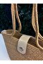 Sardinia Handmade Straw Tote with Lid Beach and Daily Bag Fashion in Summer - 4