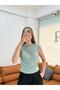 Sleeveless Women's Gather Detailed Sandy Blouse