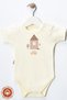 Unisex Baby 100% Organic Cotton Sweet Home Printed 3-6-9-12 Months 3-Piece Short Sleeve Baby Bodysuit - 5