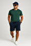 8043 Model - Cotton, Tie-Up Regular Fit Summer Shorts - 2