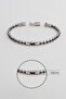 Adjustable Steel Men's Bracelet with Wheel Detail - 3