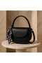 Women's Arm and Shoulder Bag with Scarf Detail and Magnetic Closure