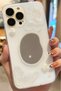 iPhone 11 Pro Max Case 3D Butterfly Rose Pattern Mirrored Glitter Transparent Design Silicone Cover - 3