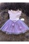 Girl's Special Day Birthday Daily Christmas Gift Evening Dress Cotton Tulle Princess Lilac Dress - 3