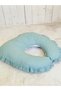 Ruffled Nursing Pillow and Support Cushion Reversible 100% Cotton Fabric - 4