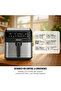 Air Fryer 6.3 L Capacity, 1700 W, Digital Touch Control, Adjustable Temperature (80-200°C) & - 6