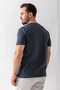 Men's basic crew neck 100% cotton t-shirt anthracite - 25y 2735 - 8