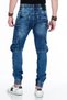 Cd446 Hip Hop Style Cargo Pocketed Skinny Leg Men's Trousers - 3