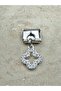 Zircon Stone Clover Italian Bracelet Steel Charm