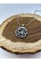 Stainless Steel Medallion Double Sided Dragon Silver Color Glossy Anti-Tarnish Steel Pendant Unisex Necklace - 6