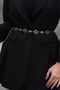 Patterned Chain Belt Women's Belt Dress Belt Shirt Belt Coat Belt - 2