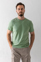 Men's Crew Neck Regular Fit T-Shirt Light Green - 25Y 2020 - 2