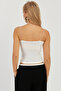 Women's White-Sax Double Rope Strap Blouse GÇ158 - 5