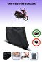 Yamaha Nouvo Black Motorcycle Tarpaulin Rear Bag Compatible