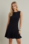 Women's Black Etegi Pleated Mini Dress Fry2265 - 6