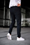 Men's Quality Stretchy Lycra Ankle Length Relaxed Fit Slim Fit Fabric Pants - 4