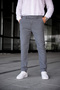 Men's Quality Stretchy Lycra Ankle Length Relaxed Fit Slim Fit Fabric Pants - 2