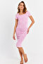 Women's Pink Camisole Midi Dress Alb200 - 8