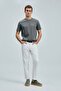 111020240 Thınk Modern Graphic T-Shirt Men's T-Shirt Gray - 2
