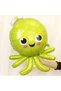 Ocean Animals 6 Years Birthday Balloon Set with Large Size Balloons Sea Creatures Balloon Set - 4